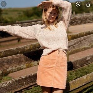 Madewell Corduroy A-Line Mini Skirt